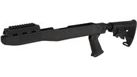 Tapco stock t6 adjustable sks rifle polymer blk w/