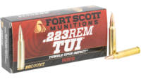 Fort Scott Ammo TUI 223 Remington 55 Grain Solid C