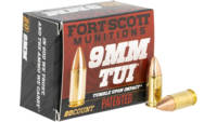 Fort Scott Ammo TUI 9mm 80 Grain Solid Copper Spun