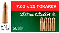 Sellier & Bellot 5,6x52R 70 Grain FMJ 20 Round