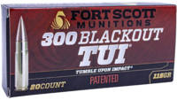 Fort Scott Ammo TUI 300 Blackout 115 Grain Copper