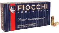 Fiocchi Ammo Shooting Dynamics 40 S&W 170 Grain FM