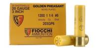 Fiocchi 203GP Nickel Plated Lead 20 Gauge 3in Max