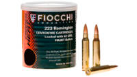Fiocchi Ammo Canned Heat 223 Remington FMJBT 55 Gr