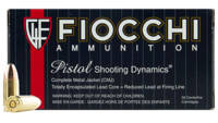Fiocchi Ammo Shooting Dynamics 9mm 115 Grain Coppe
