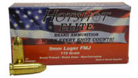 Hotshot Ammo Elite 9mm 115 Grain FMJ 50 Rounds [AM