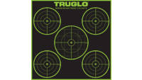 Truglo Tru-See Splatter 5-Bullseye 12-Pack Black/F