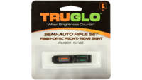 Truglo Gun Sight Fiber Optic Set Ruger 10/22 Black