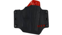 SCCY CPX Holster CPX-1/CPX-2 Kydex Black w/Red Sma