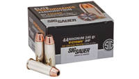 Sig Sauer Ammo V-Crown 44 Magnum 240 Grain JHP [E4