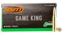 HSM Ammo Game King 308 Winchester 150 Grain SBT 20