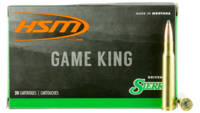 HSM Ammo Game King 308 Winchester 180 Grain SBT 20