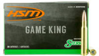 HSM Ammo Game King 30-06 Springfield 180 Grain SBT