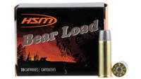 HSM Ammo Bear Load 44 Magnum 305 Grain Wide Flat N