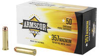 Armscor 357 MAG 158 Grain Full Metal Jacket 50 Rou
