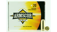 Armscor Ammo 380 ACP JHP 95 Grain 20 Rounds [FAC38