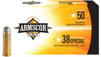 Armscor Ammo 38 Special 158 Grain RNFP 50 Rounds [