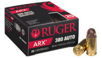 Ruger Handgun Ammo ARX 380 ACP 56 Grain 25 Rounds