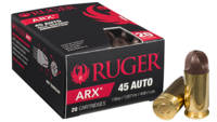Ruger Ammo ARX 45 ACP 118 Grain [45ARXRUG20]