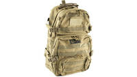Drago assault backpack tan max cap storage compart