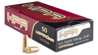 HPR Ammo XTP 40 S&W XTP JHP 180 Grain 50 Round