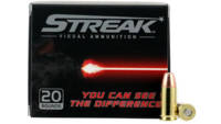 Ammo inc 9mm 115 Grain jhp streak red 20 Rounds [9
