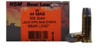 HSM Ammo Bear 44 Magnum WFN 305 Grain 50 Rounds [4