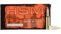 HSM Ammo Match 308 Win 168 Grain Sierra MatchKing