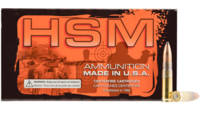HSM Ammo 300 Blackout Spitzer 220 Grain 20 Rounds
