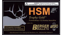 HSM Ammo Trophy Gold 243 Win 87 Grain Trophy Gold