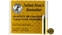 Jamison Ammo Legacy 44-40 Winchester 200 Grain RNF