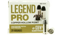GBW Cartridge Ammo Legend 380 ACP 80 Grain Copper