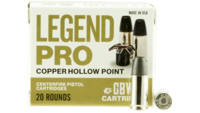 GBW Cartridge Ammo Legend 9mm 115 Grain Copper HP