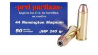 Prvi Partizan PPU Ammo 44 Magnum 240 Grain JHP 20