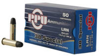 Prvi Partizan PPU Ammo 38 Special 158 Grain LRN 50