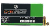 Ruag Ammo Copper Matrix 9mm 85 Grain Non-Toxic/Fra